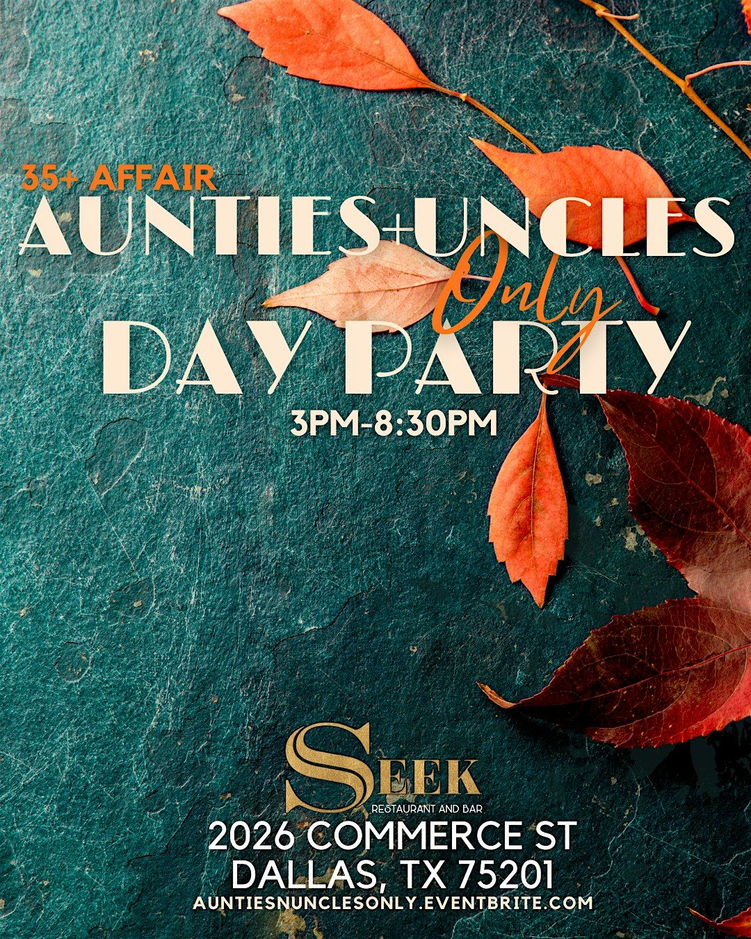 Aunties + Uncles Only Day Party