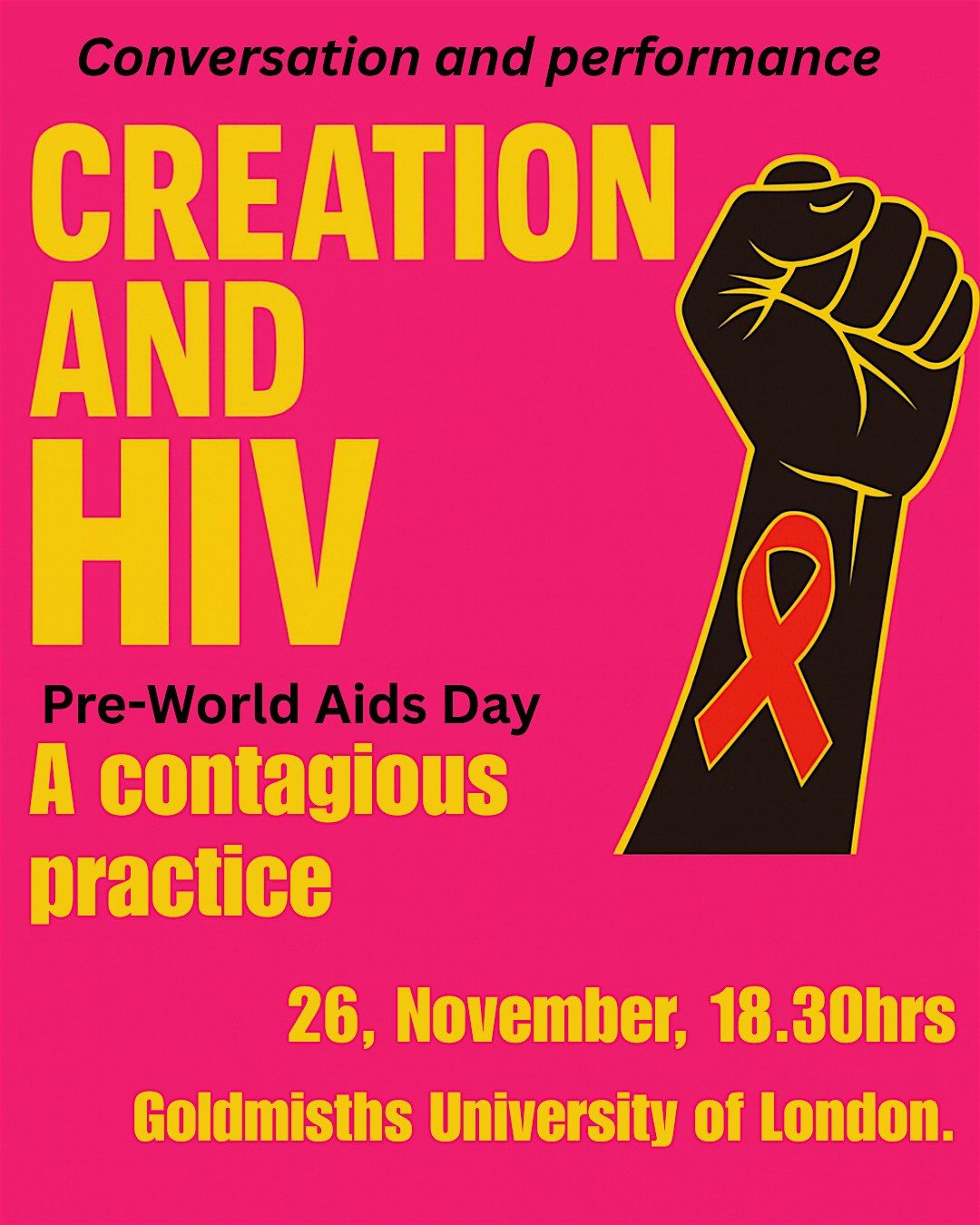 Creation and HIV: a contagious practice