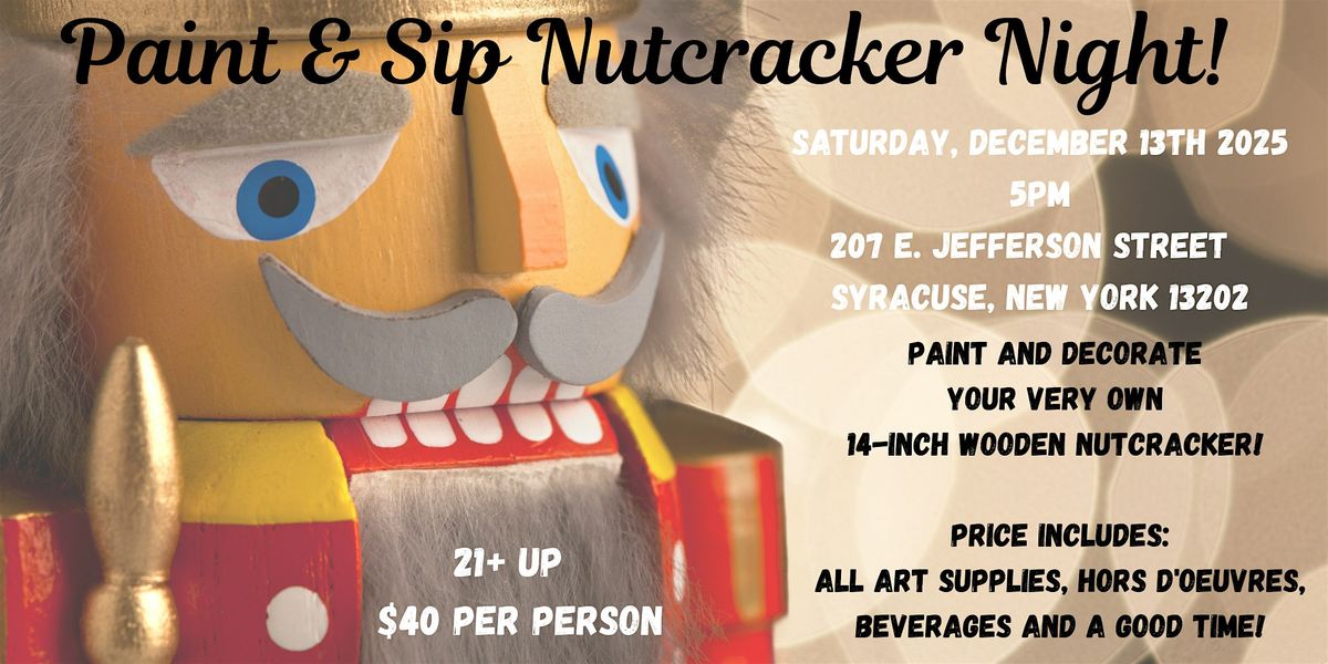 Paint & Sip Nutcracker Night!