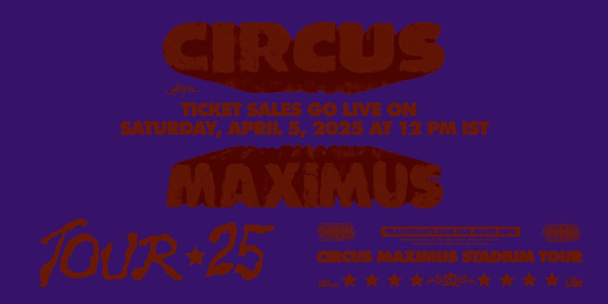 Travis Scott: Circus Maximus Stadium Tour - India