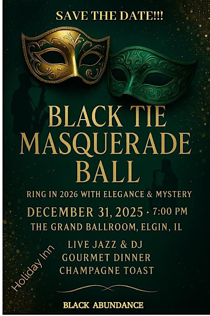 BLACK TIE MASQUERADE BALL