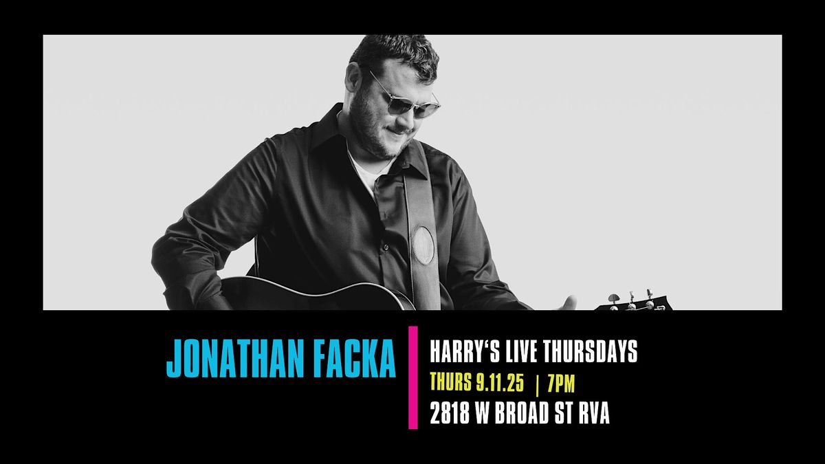 Harry's LIVE Presents Jonathan Facka