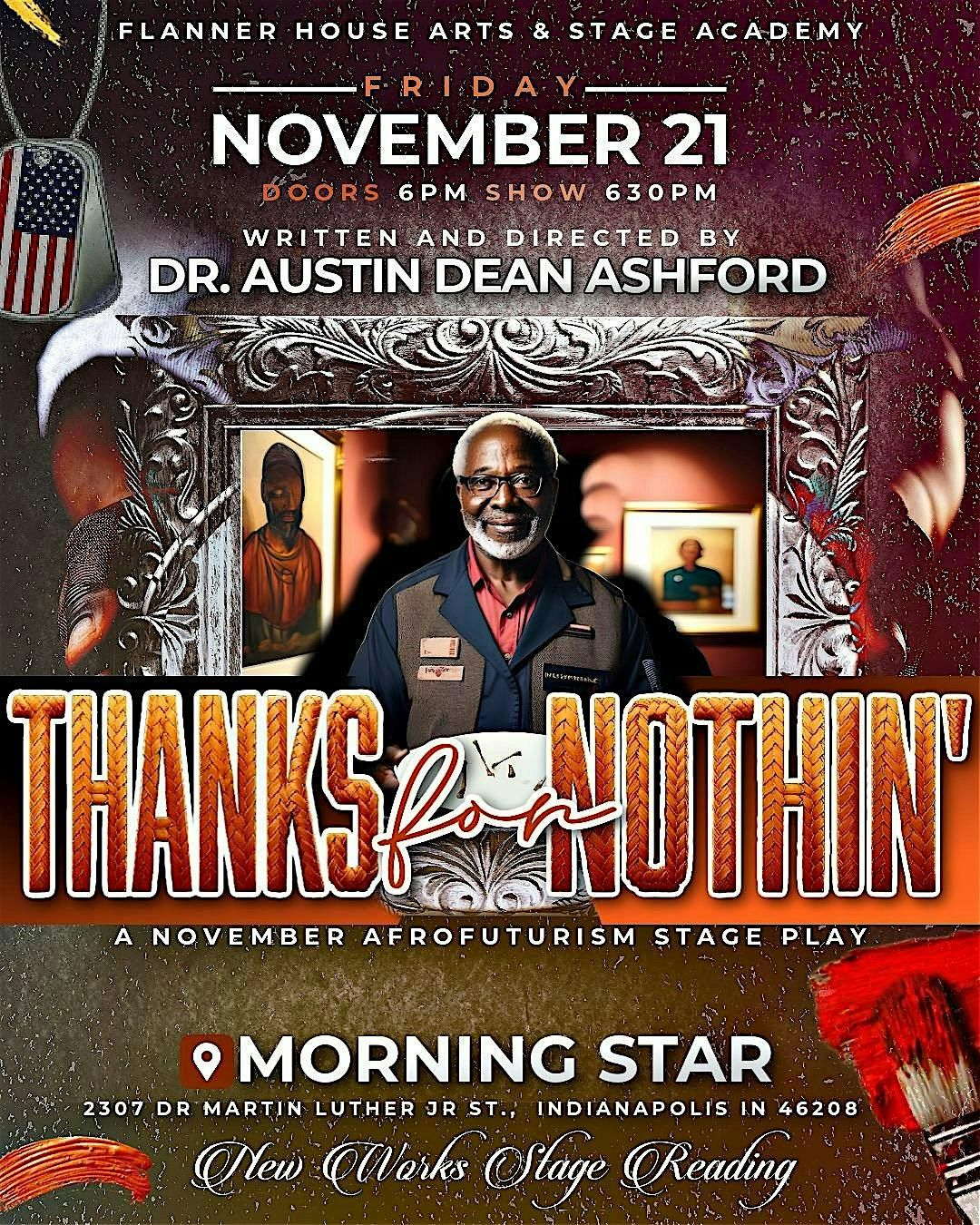 \u201cThanks for Nothin\u2019\u201d New Play Stage Reading