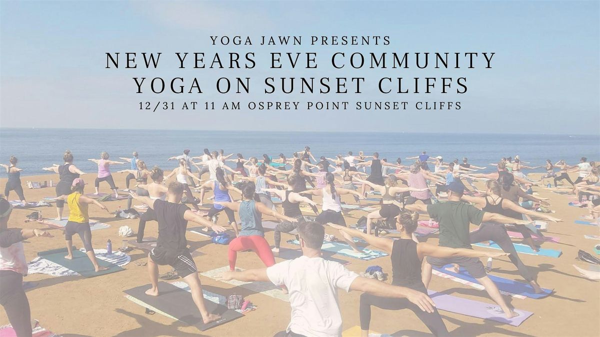 New Years Eve Community Yoga on Sunset Cliffs
