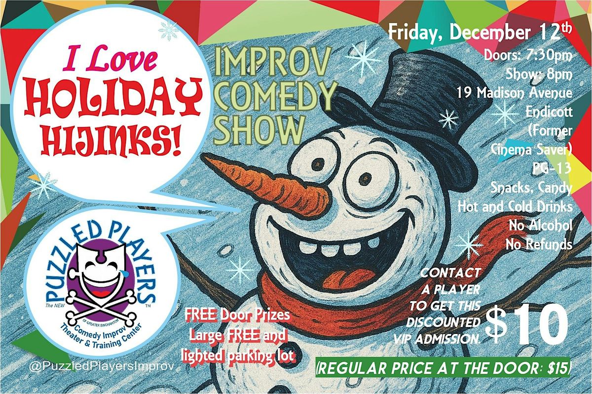 Holiday Hijinks Comedy Improv Show