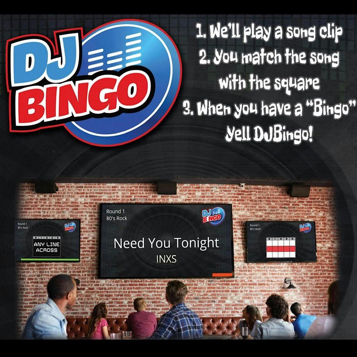Play DJ Bingo FREE at The Warehouse Social Club Leesburg