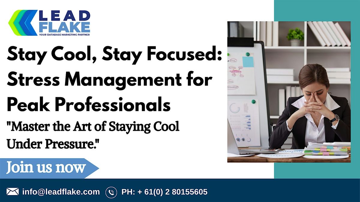Conquering Stress in Today\u2019s Workplace - Workshop in Johor Bahru