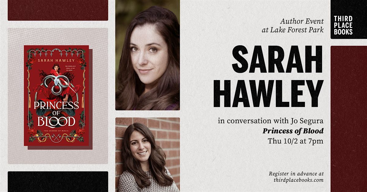 Sarah Hawley with Jo Segura \u2014 'Princess of Blood'