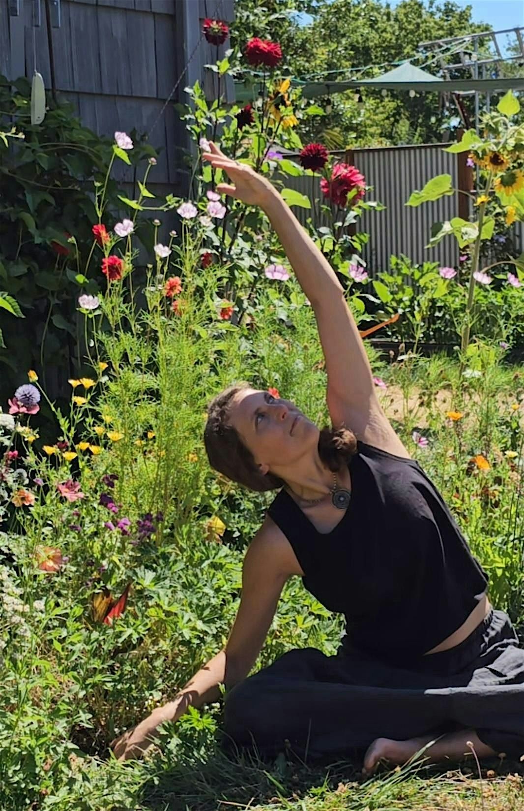 Gentle Yoga at Swan Island Dahlias with Bece Kidder