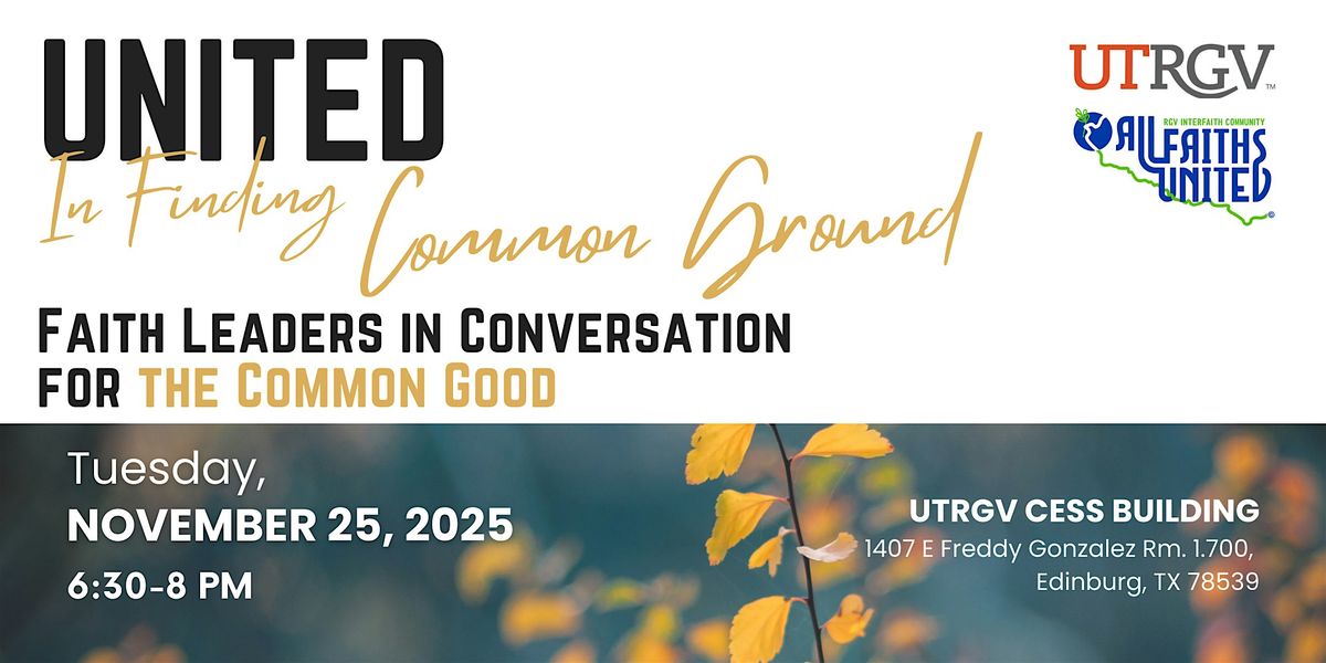 United: Faith Leaders in Conversation for the Common Good