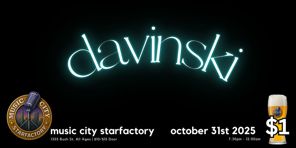 Davinski - Live at Music City Starfactory | Garage Dance Punk