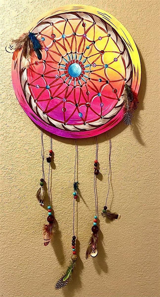 Mixed Media Dream Catcher at HAZEL