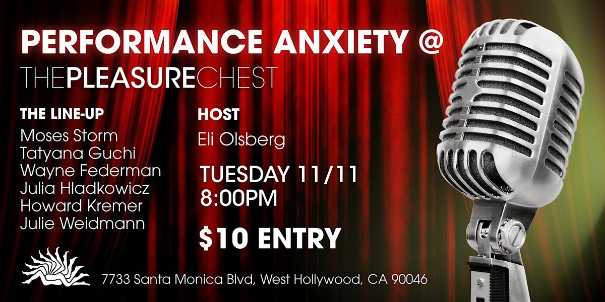 Performance Anxiety Comedy Night