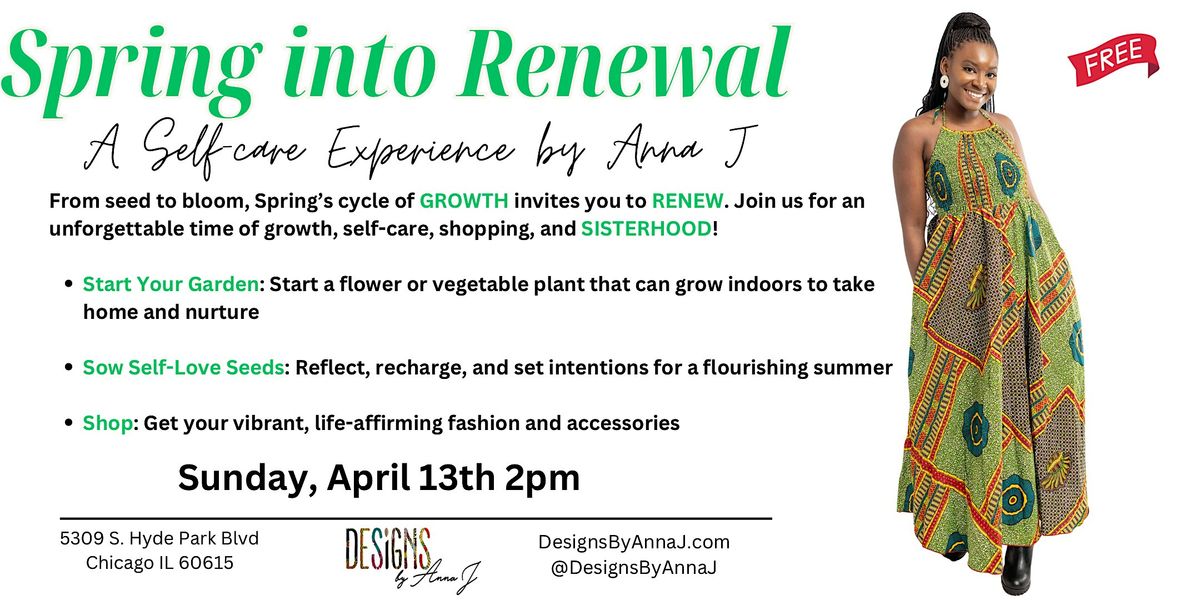 Spring into Renewal Shop and Sip