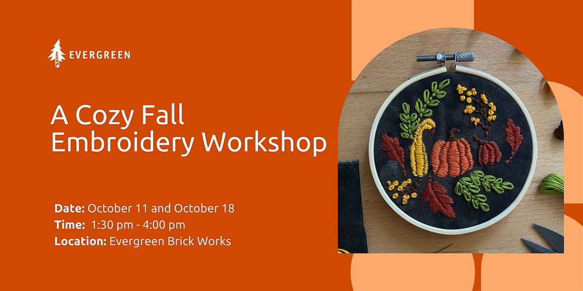 A Cozy Fall Embroidery Workshop