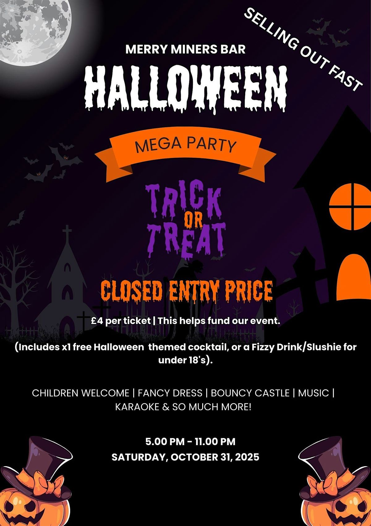 Merry Miners Bar | Mega Halloween Party