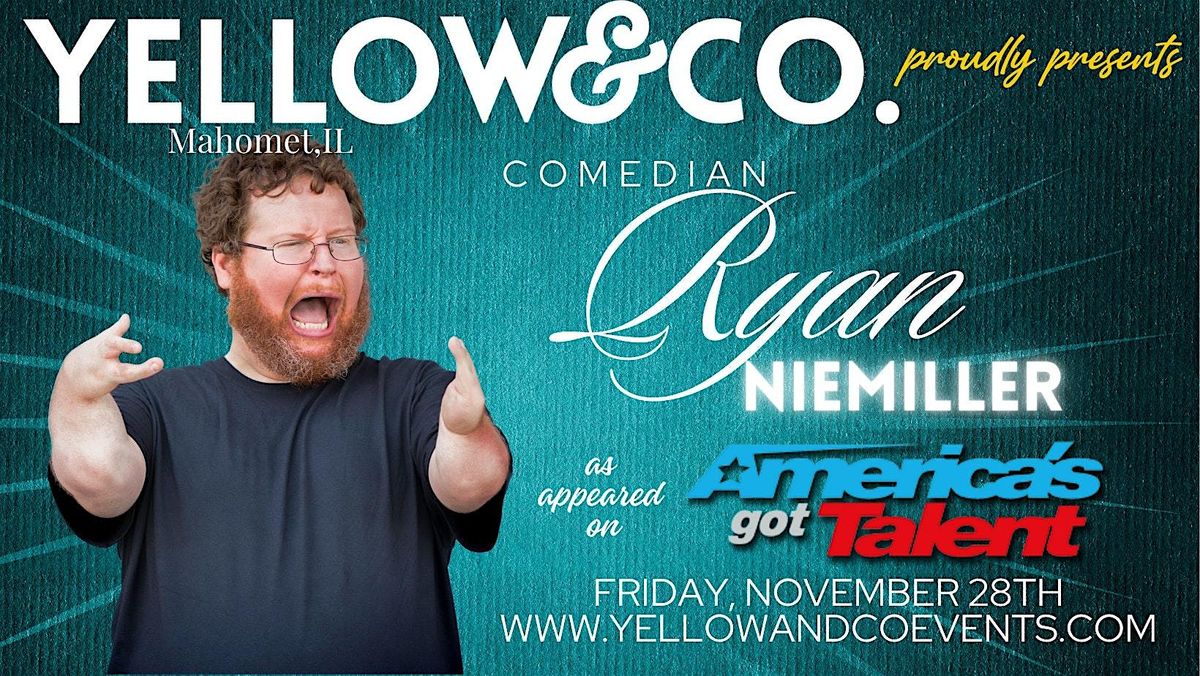 Yellow and Co. presents Comedian Ryan Niemiller