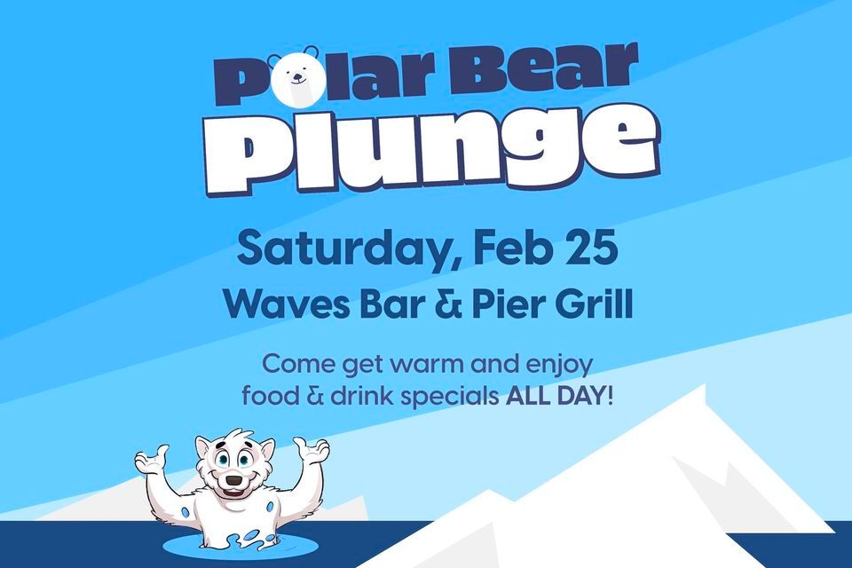 Polar Bear Plunge Day at Waves Bar Casino Pier & Breakwater Beach