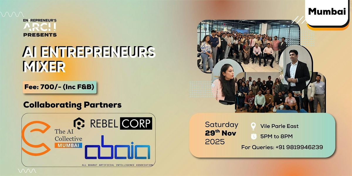 Entrepreneur's Mixer (For AI Entrepreneurs)