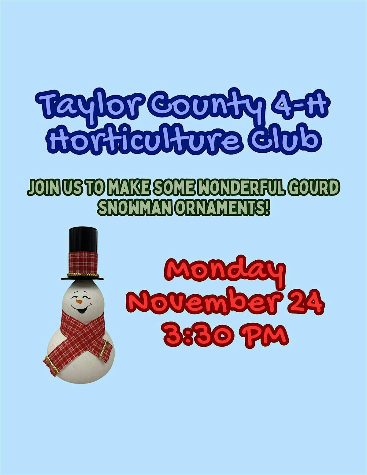 4-H Horticulture Club