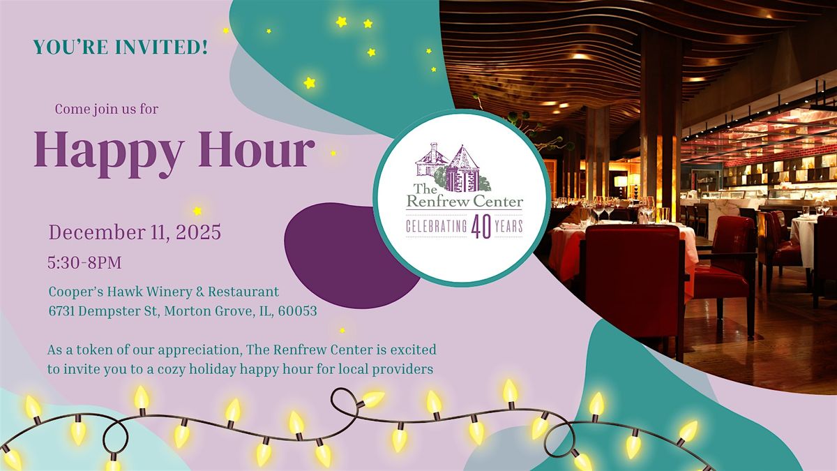 Holiday Happy Hour with The Renfrew Center