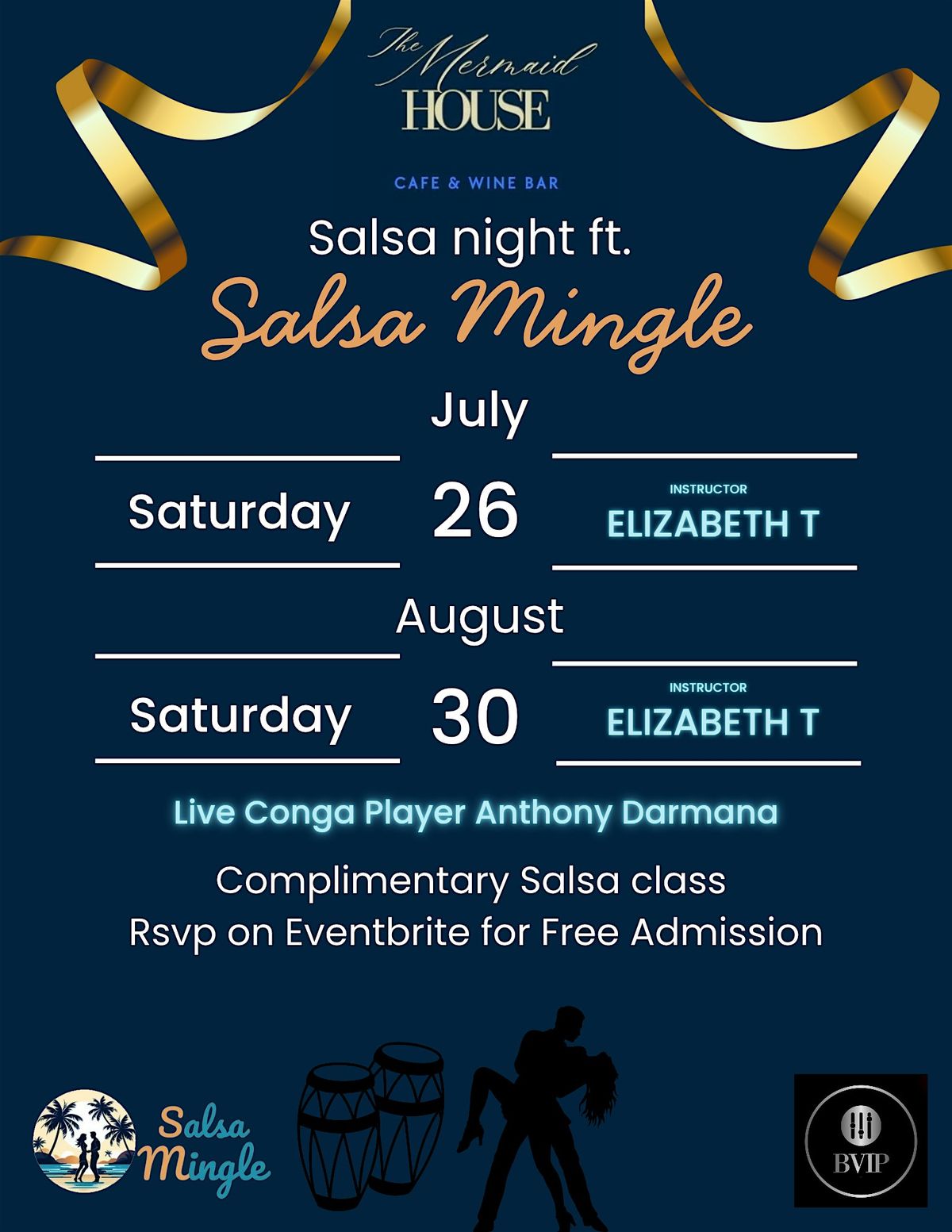 The Mermaid House: Salsa Night Ft. Salsa Mingle!