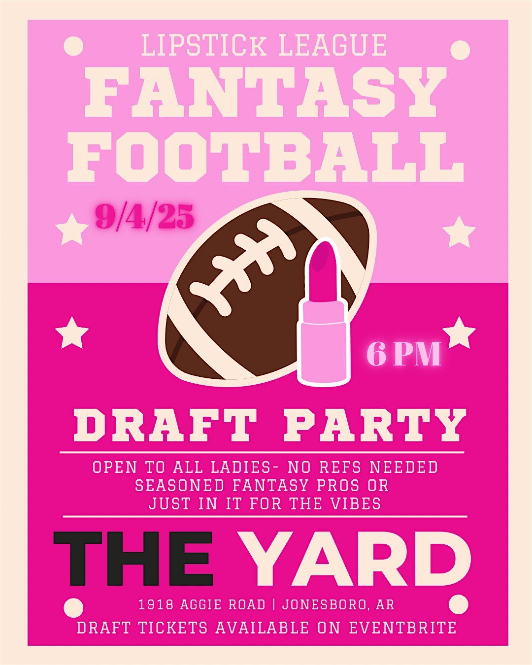 Lipstick League Fantasy Football