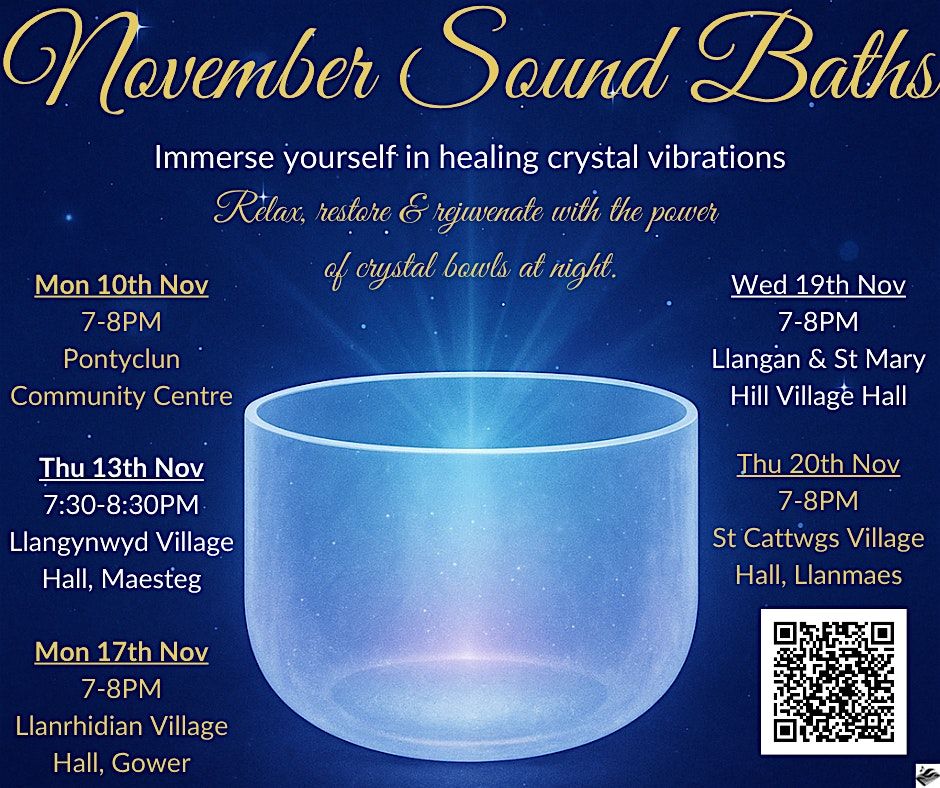 November Sound Baths - Llanrhidian