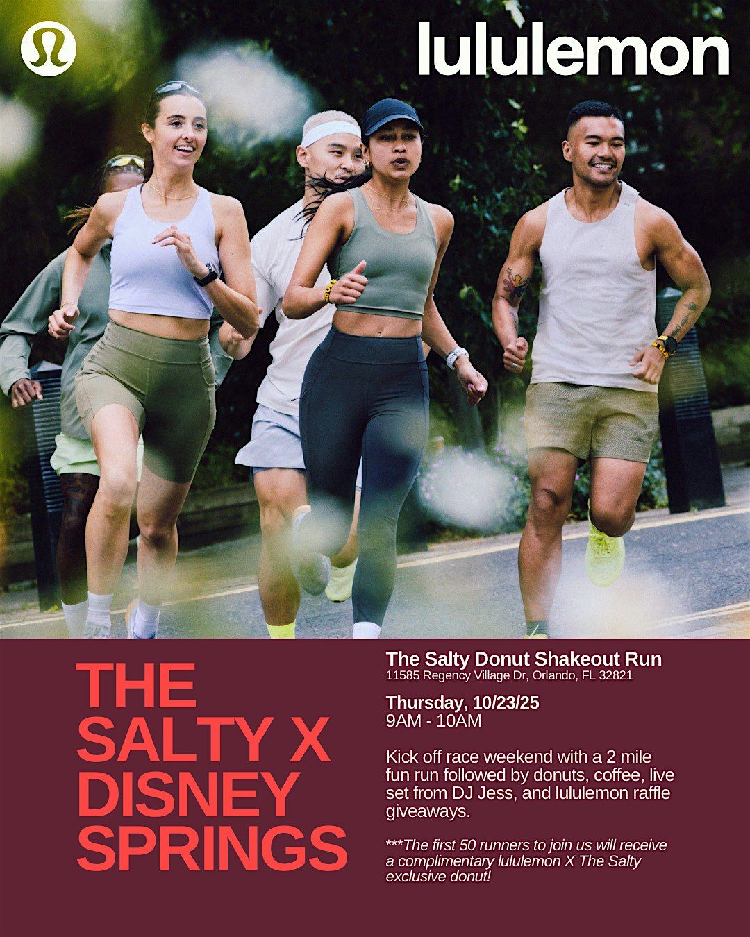 The Salty Donut X lululemon Shakeout Run