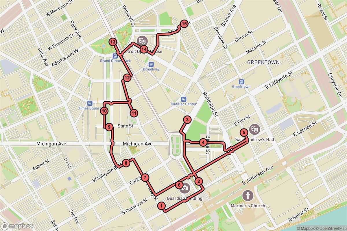 Detroit Audio Tour: Legends and Landmarks of Downtown's Golden Mile