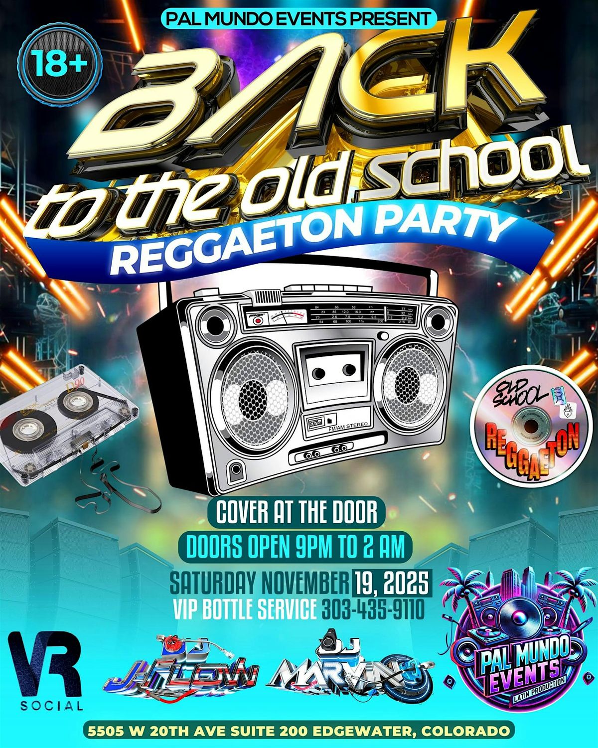 Back To The Old School Reggaeton Party