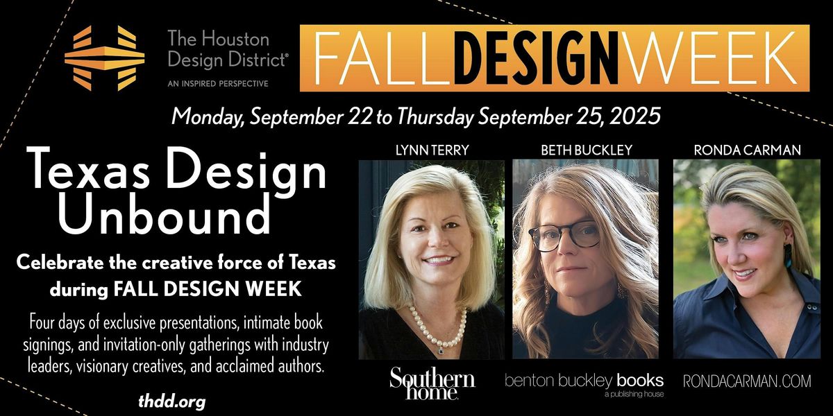 The Houston Design District 2025 Fall Design Week