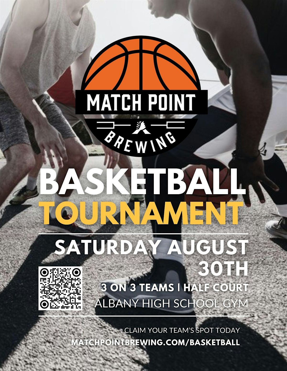 3 on 3 Half Court Basketball Tournament Albany Athletics Dept Fundraiser