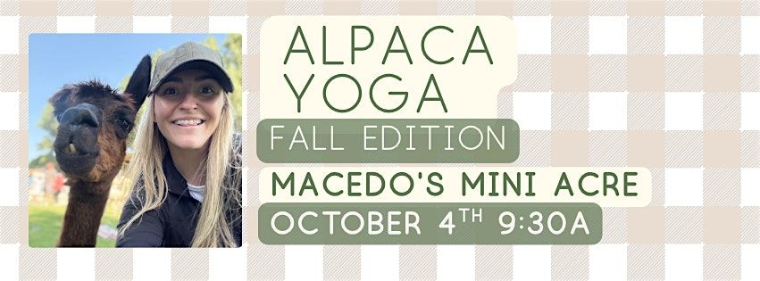Alpaca Yoga-Fall Editon