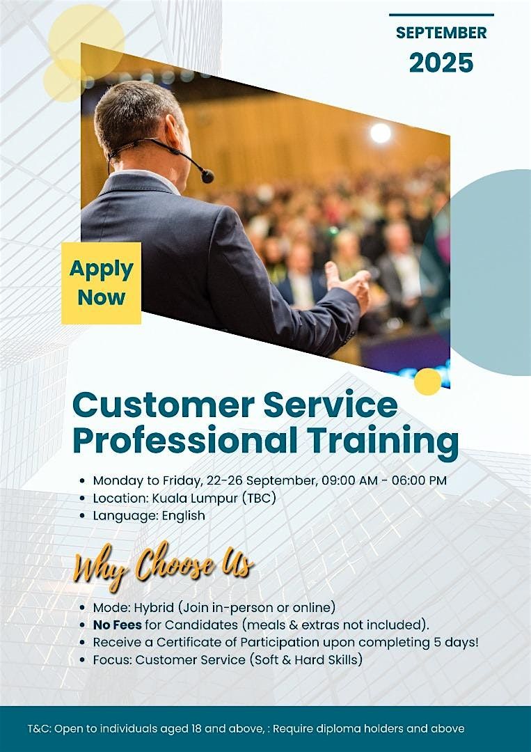 Professional Customer Service Workshop