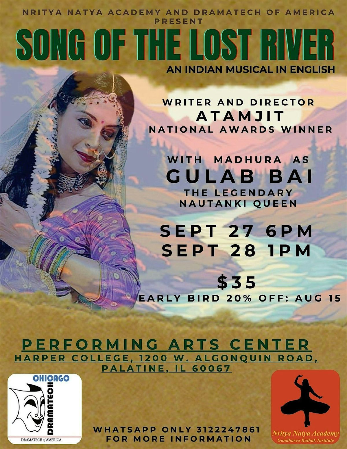 Song of the Lost River- SEPT 27, 6PM