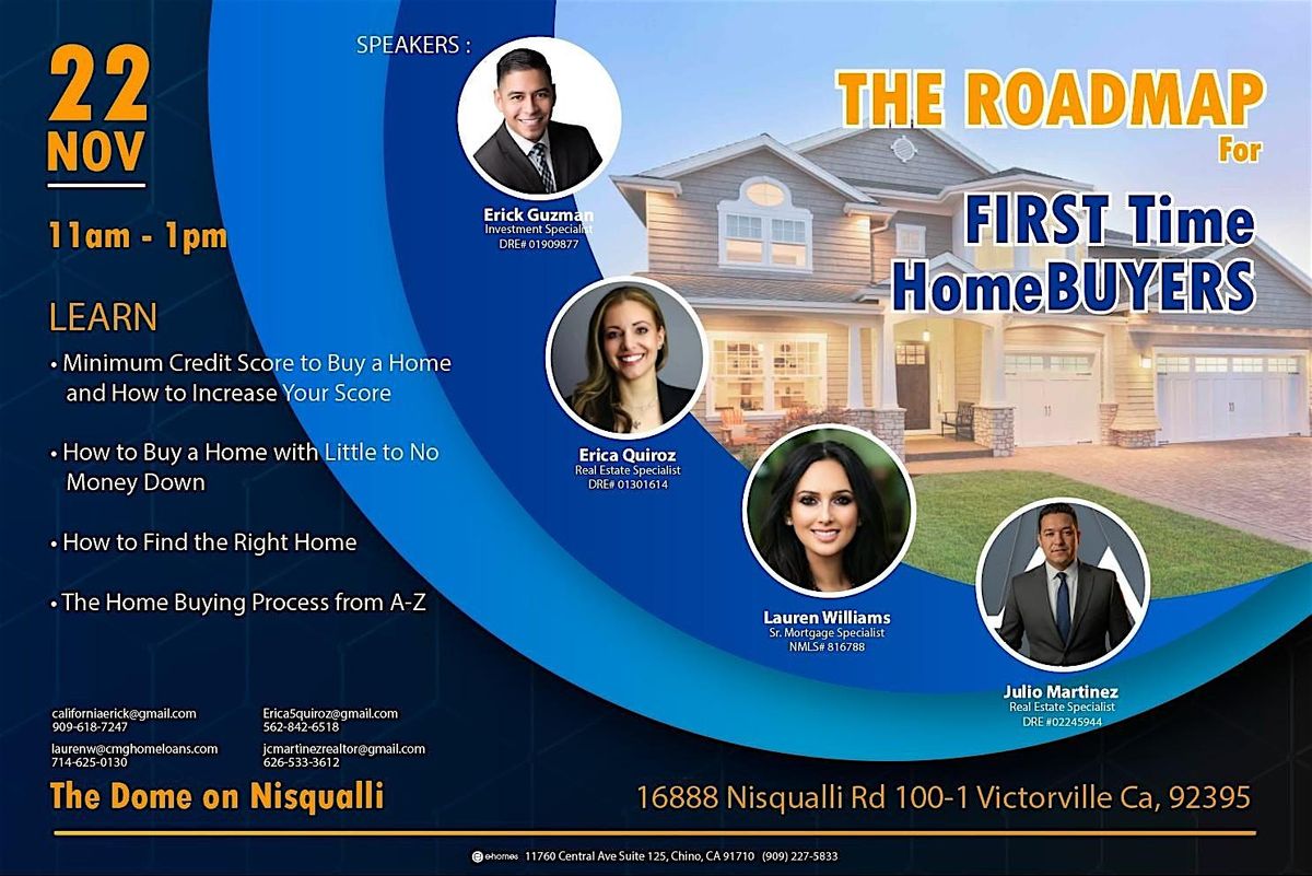 The Roadmap for First Time Home Buyers