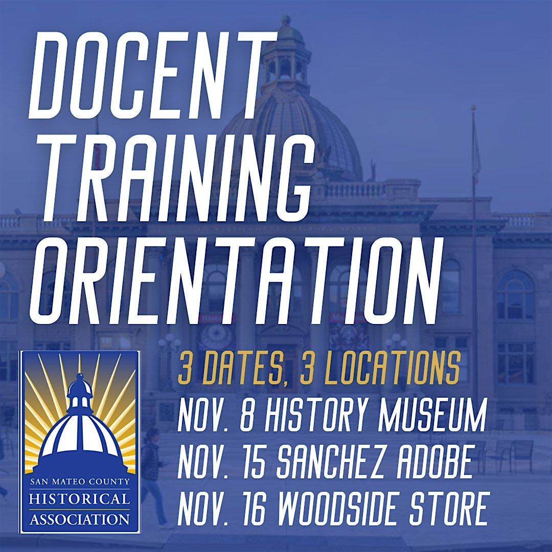 Docent Training Orientation