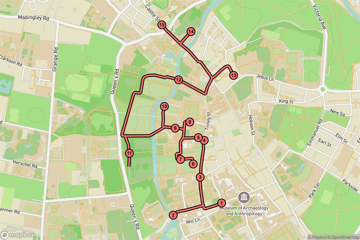 Cambridge Audio Tour: Echoes of Genius Along College Courts and Riverside