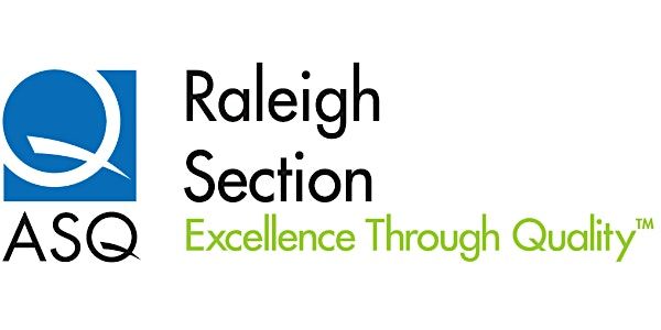 ASQ Raleigh Six Sigma Special Interest Group meeting -- September 23, 2025
