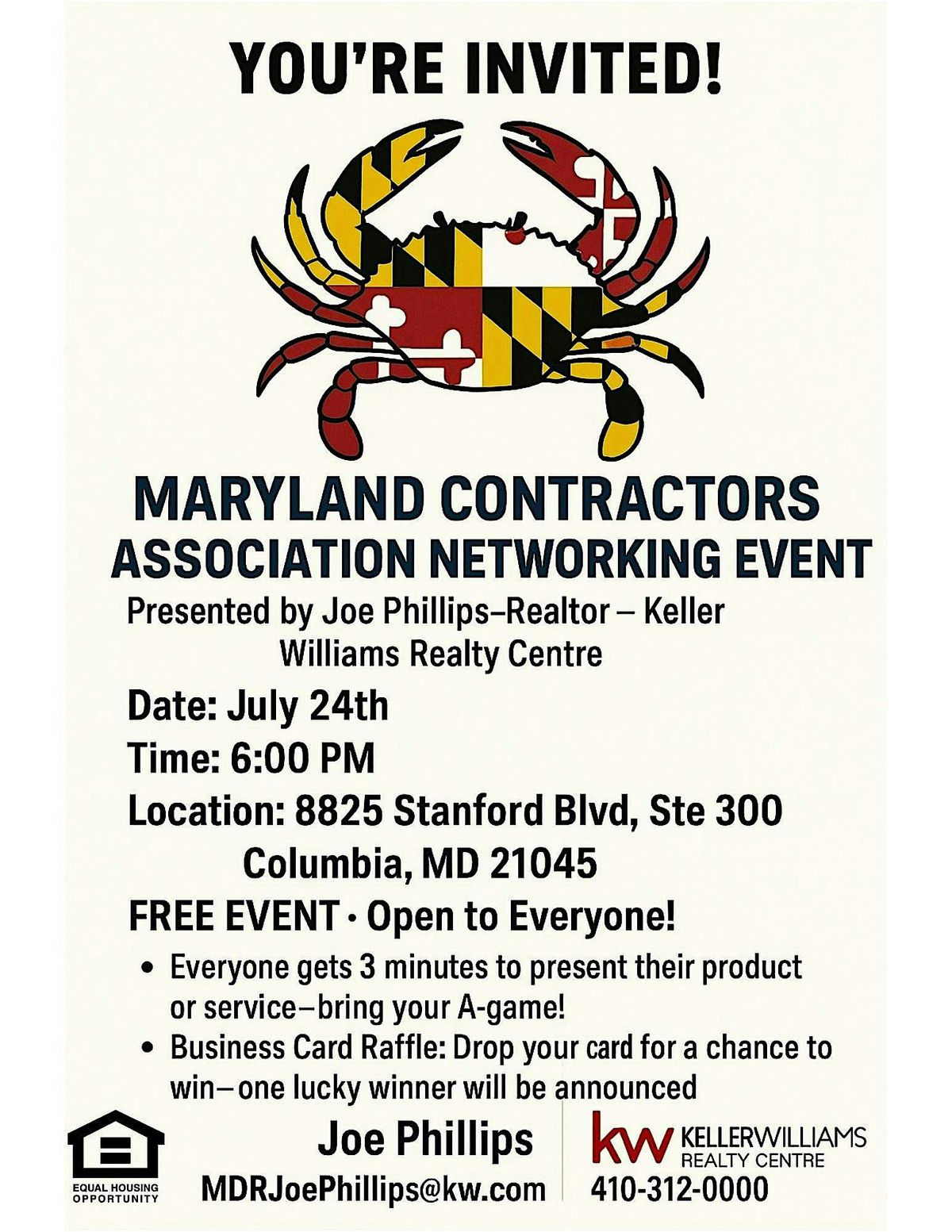 Maryland Contractors Association Networking Event at KWRC Columbia