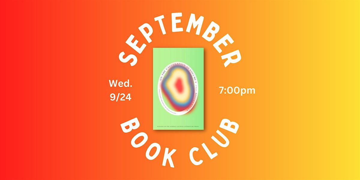 East Village Bookshop: September 2025 Book Club