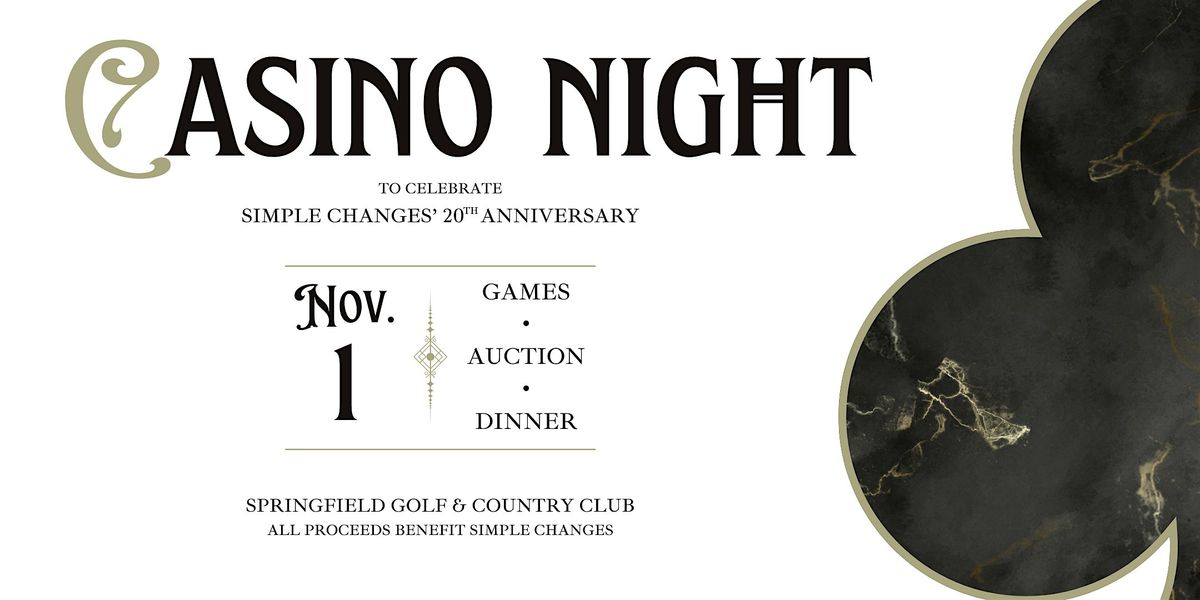 20th Anniversary Casino Night