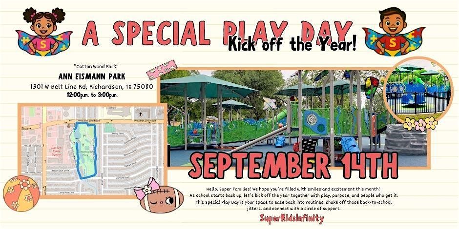 Sensory - Friendly Special Play Day