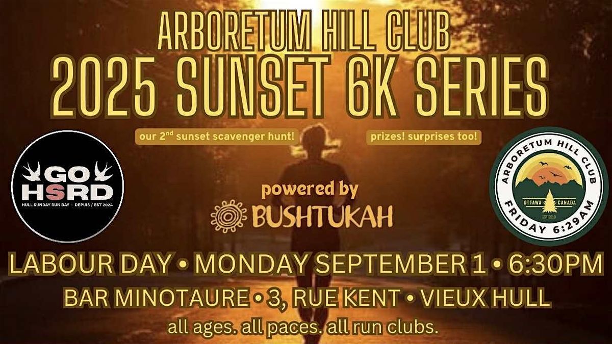 2025 Sunset 6k Series (AHC x Hull Sunday Run Day - scavenger hunt!)