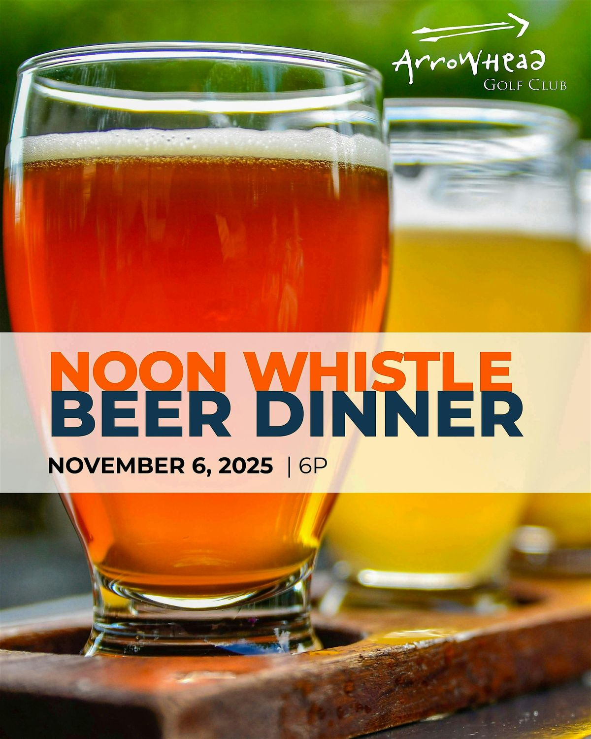 Noon Whistle Beer Dinner