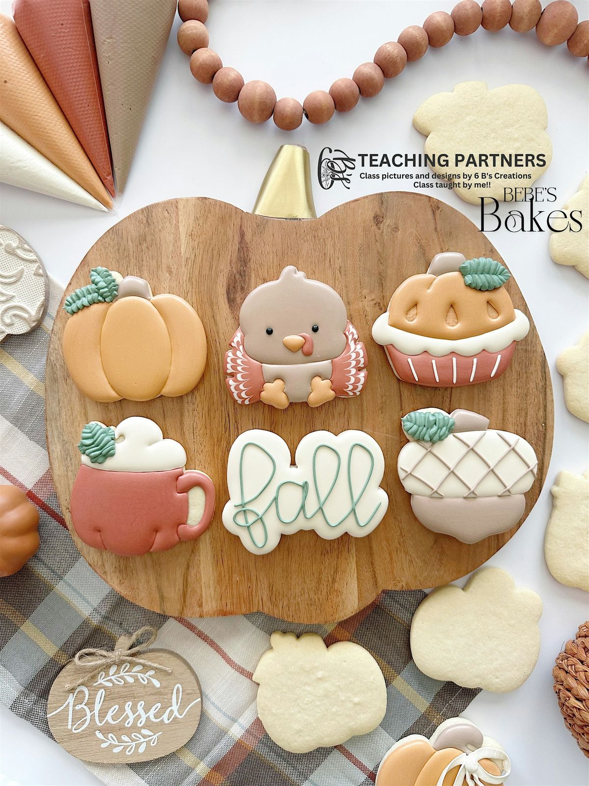 Give Thanks Cookie Decorating (beginner)