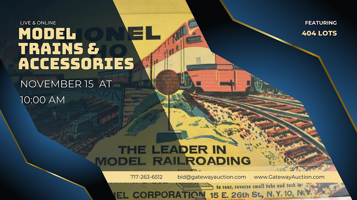 Model Trains and Accessories Auction
