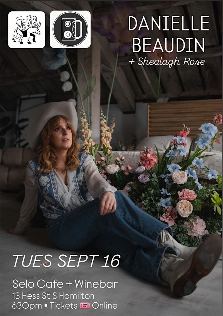 DANIELLE BEAUDIN wsg Shealagh Rose : LIVE in Hamilton @ SELO CAFE + WINEBAR