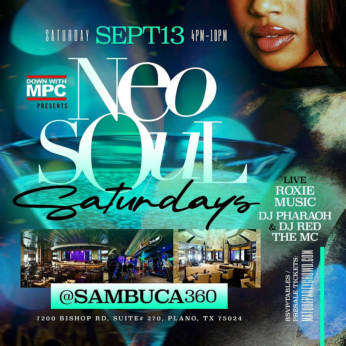 NEO SOUL "SATURDAYS" @ SAMBUCA 360